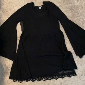 Venus Sweater Dress with lace camisole - NWT